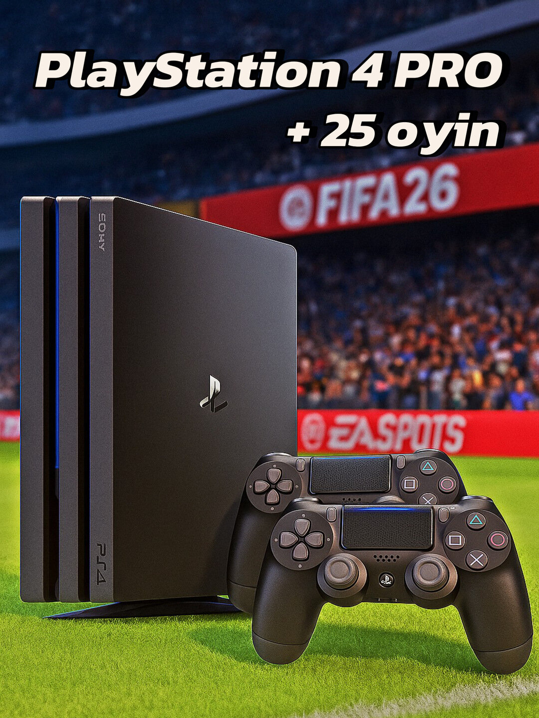 Игровая консоль Sony PlayStation 4 Pro, 1000 GB, комплект с 25-ю играми