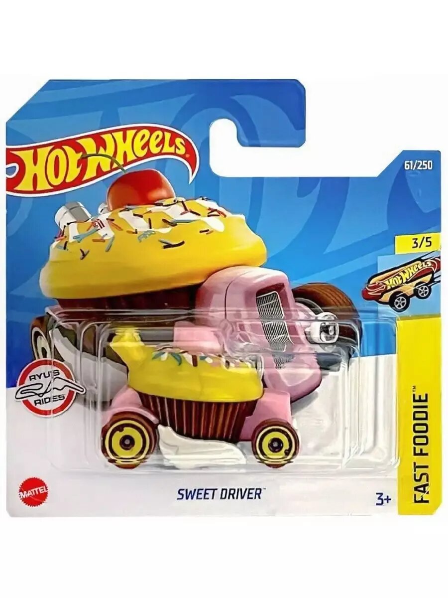 Машина Hot Wheels "Sweet Driver", масштаб 1:64, металл, для детей от 2 лет