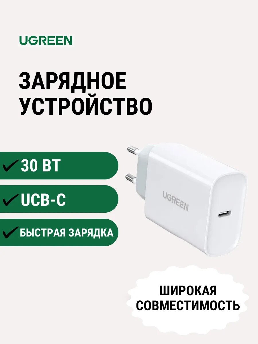 UGREEN - компактное и мощное зарядное устройство для повседневного использования (CD-127-70161)