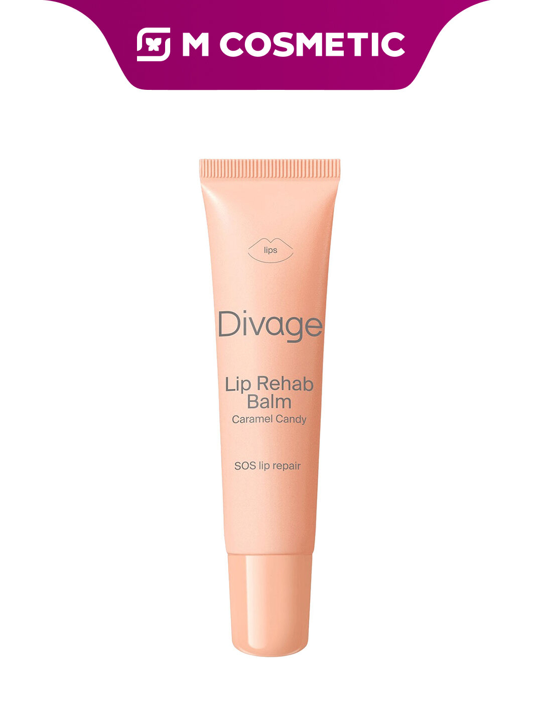 Бальзам для губ DIVAGE Lip Rehab, с ароматом карамели, 12 мл
