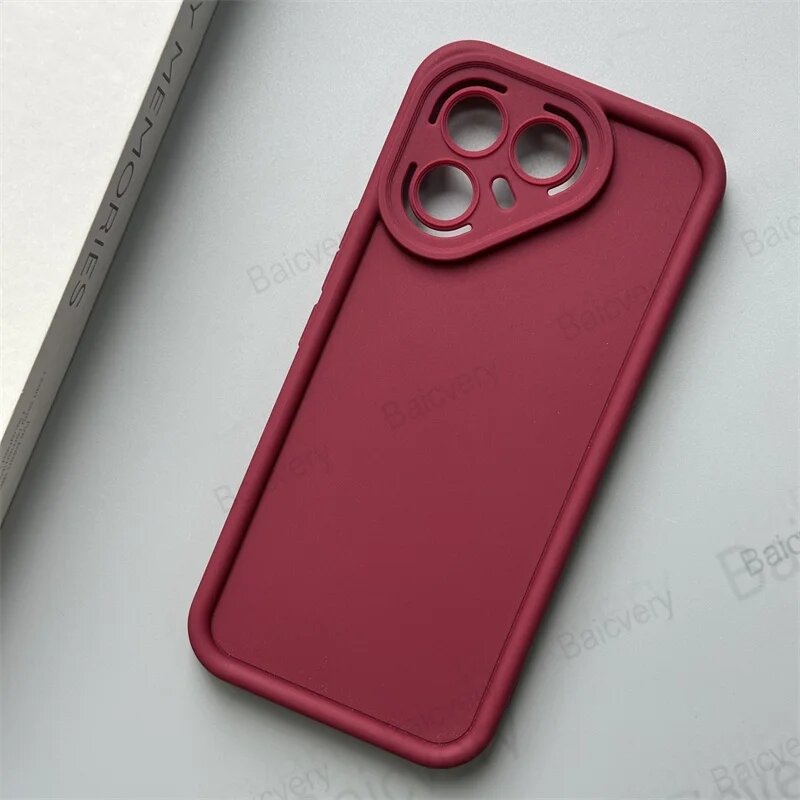 Красный чехол TECNO POVA 7 Pro Wine Red