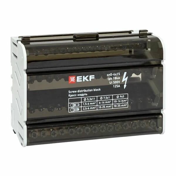 Шина нулевая в корпусе (4х15) EKF PROxima