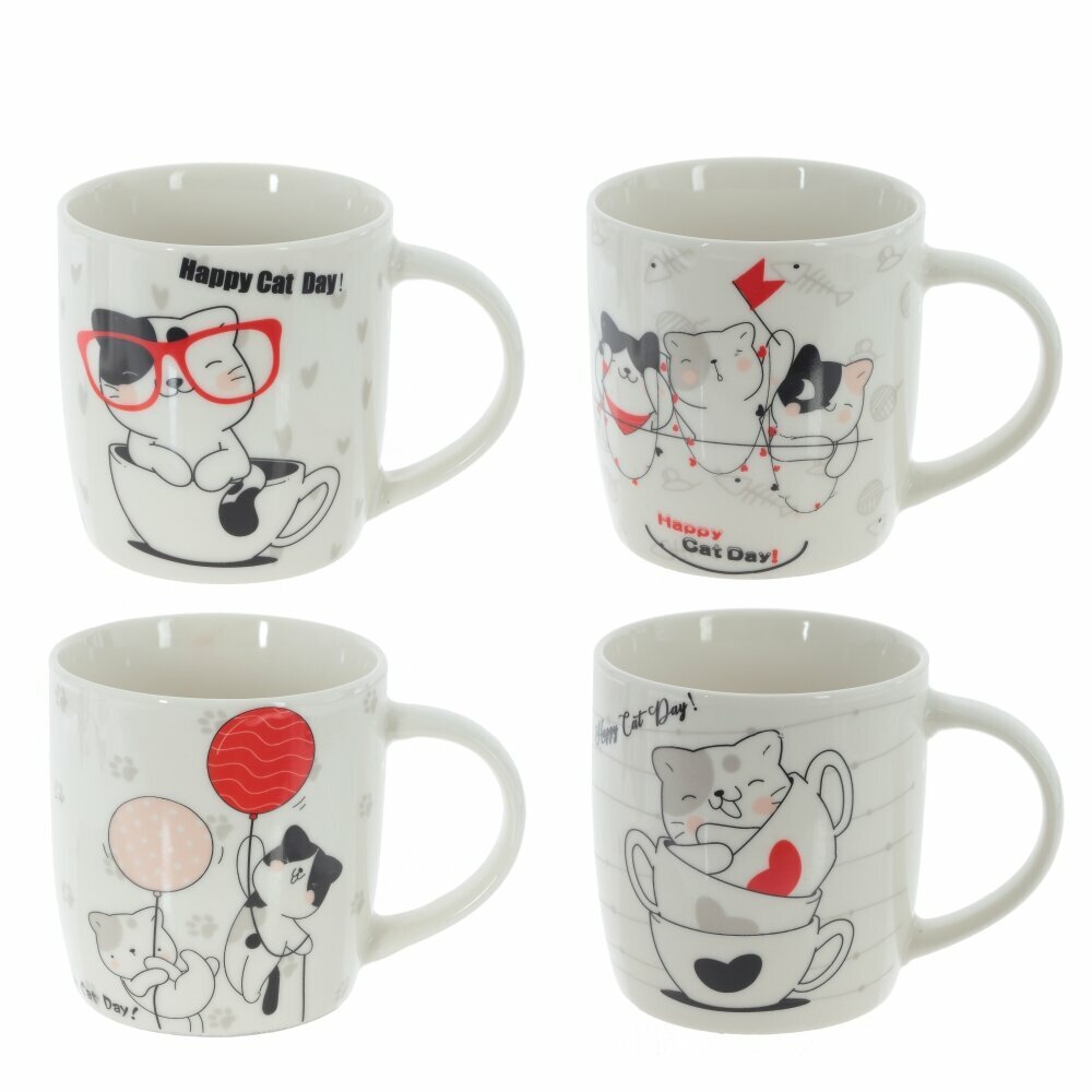 Кружка (кратность 6 шт) 350 мл L115 W85 H9 см 4в (сорт 12)