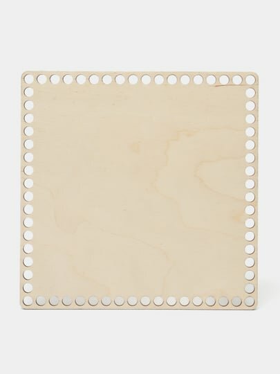 Донышко квадратное 20 на 20 см, фанера 3 мм