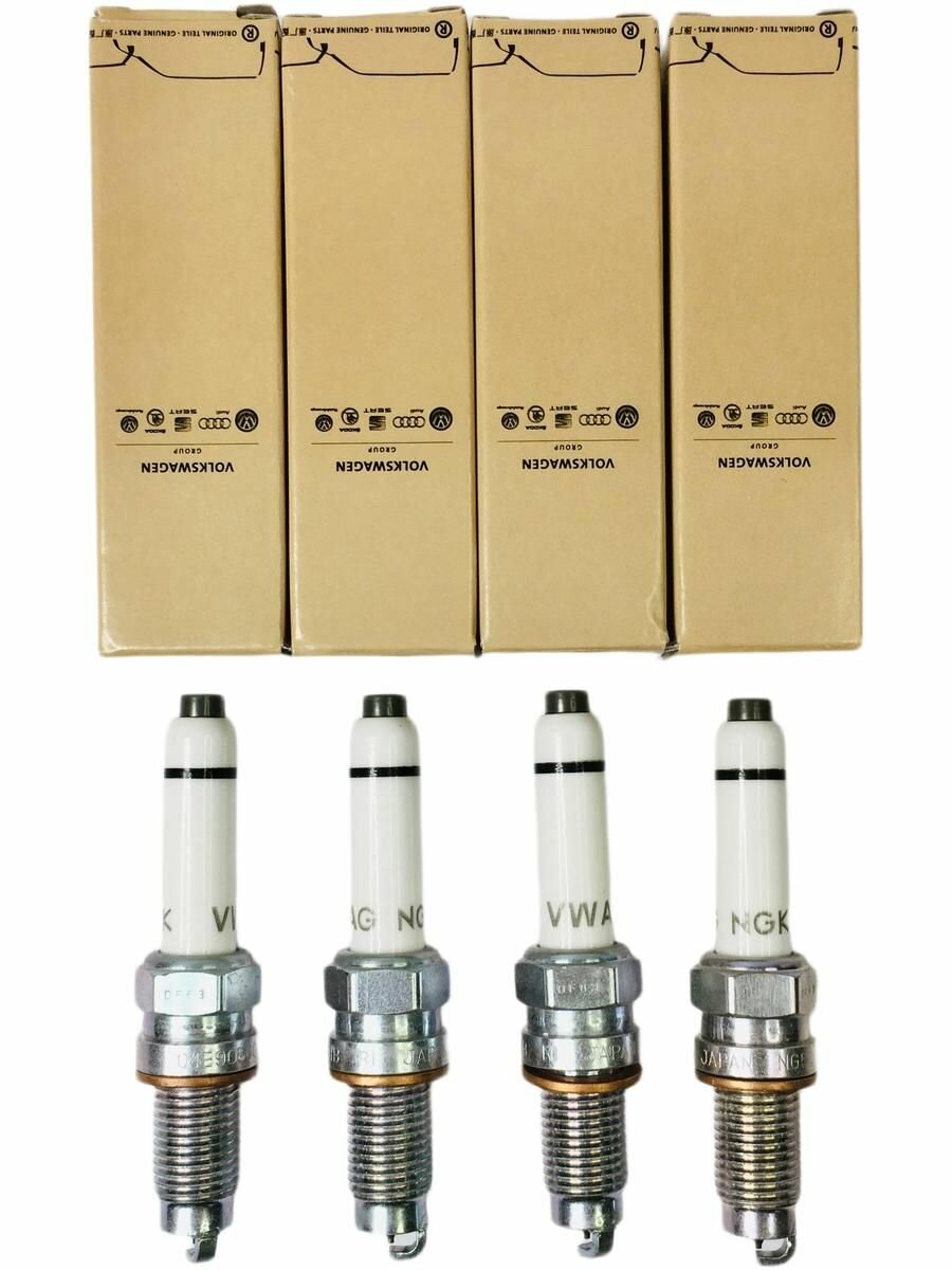4 шт. свечи зажигания VAG 04E905601B / NGK PKER7A8EGS