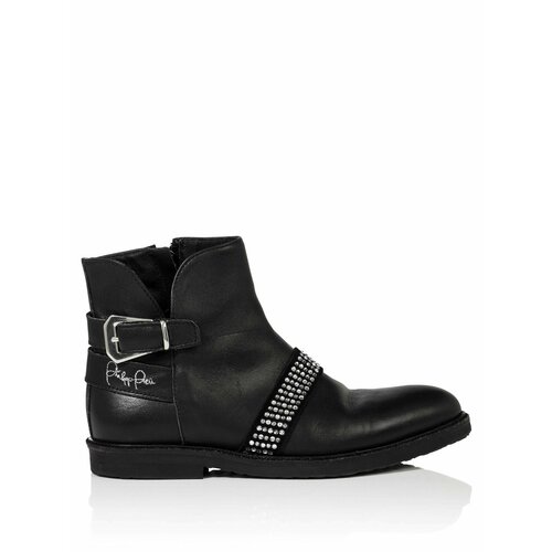 фото Ботинки philipp plein, размер 35, серый