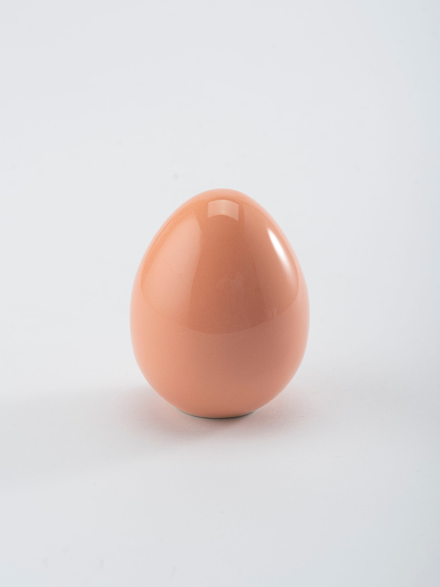 Пасхальное яйцо Hill & Mill "Egg Small", керамика, персиковое, 7см
