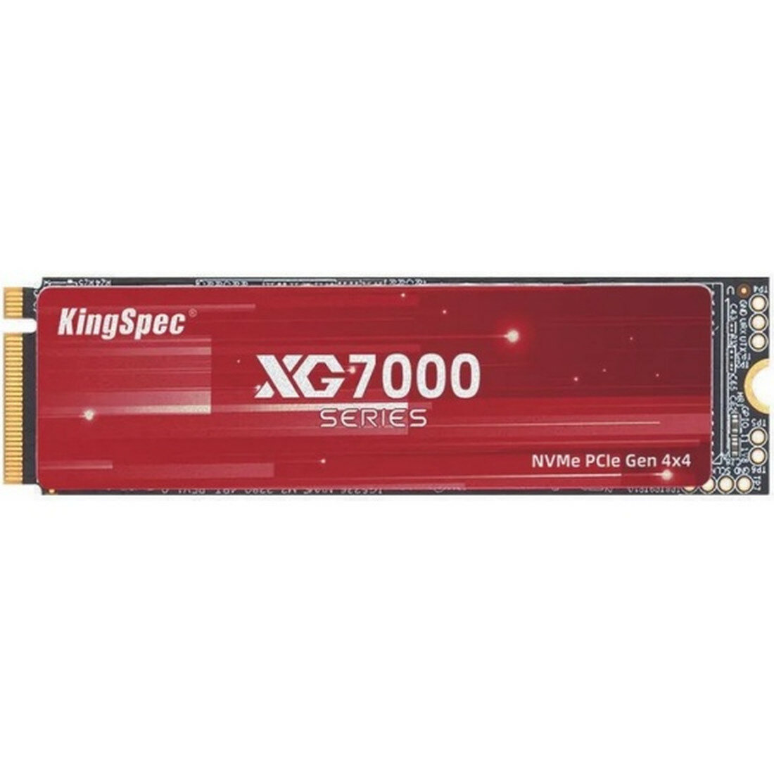 SSD диск Kingspec XG7000, 512GB, M.2 2280, PCIe 4.0 x4, NVMe (XG7000-512)