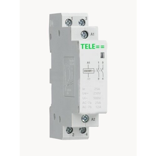 Модульный контактор 2520 2P 220230В 2NO 750₽