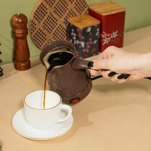 Кофеварка электрическая 420 мл для любителей бодрящего напитка 1051₽