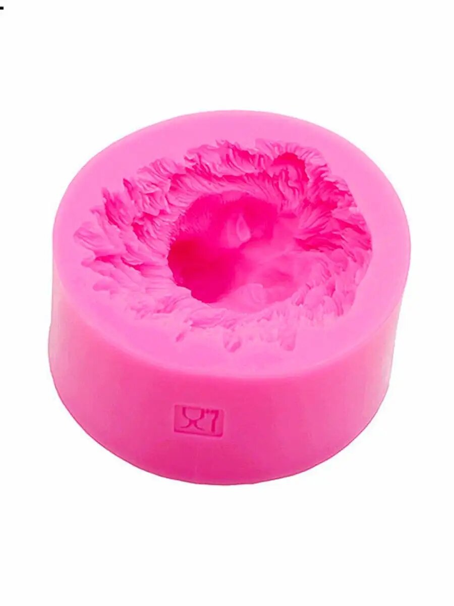 Силиконовая форма / молд голова льва для кукл — фото 1