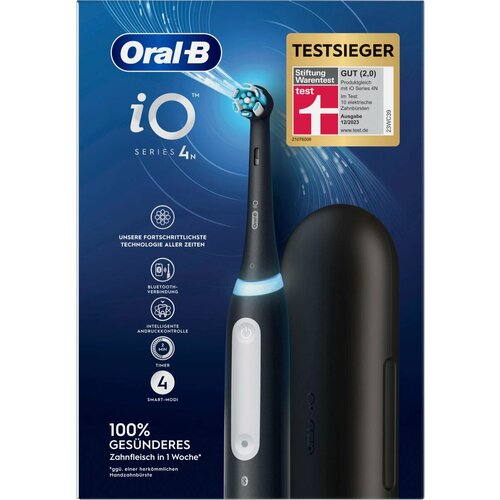 Электрическая зубная щетка Oral-B iO Series 4N black matt 10199₽