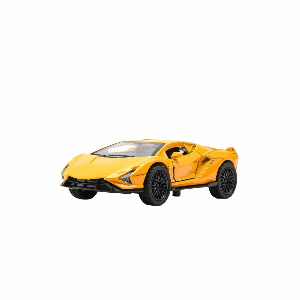 Модель машины Технопарк Lamborghini Sian, желтая, инерционная 2210С0142-R