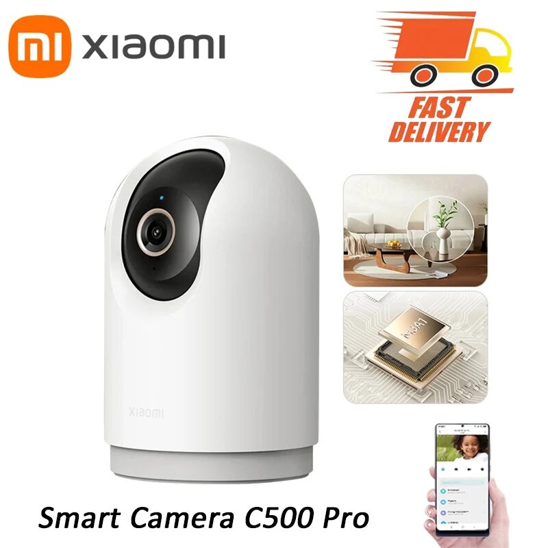 Wi-Fi-камера Xiaomi Smart Camera C500 Pro BHR8088GL, 5Мп, белая — фото 1