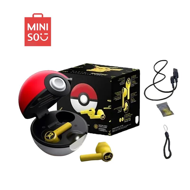 Pokemon Pikachu Беспроводные Наушники 5.0