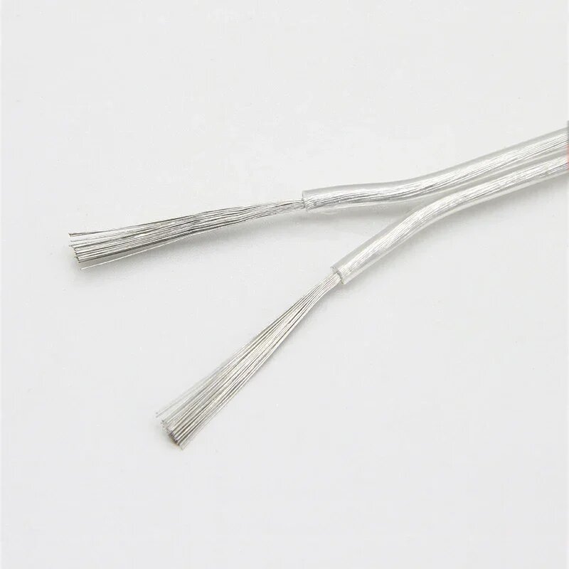 Удлинительный кабель для светодиодной ленты UL2468 28AWG, Clear-Clear, 5 Meters