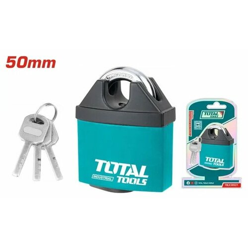 Замок навесной влагозащищенный 50мм TOTAL TBLK38501 1399₽