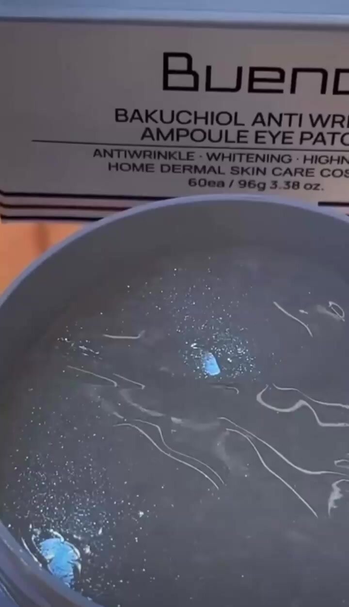 Лифтинг-патчи для век с ретинолом и бакучиолом Bueno Bakuchiol Anti Wrinkle Ampoule Eye Patch 60 шт — фото 1