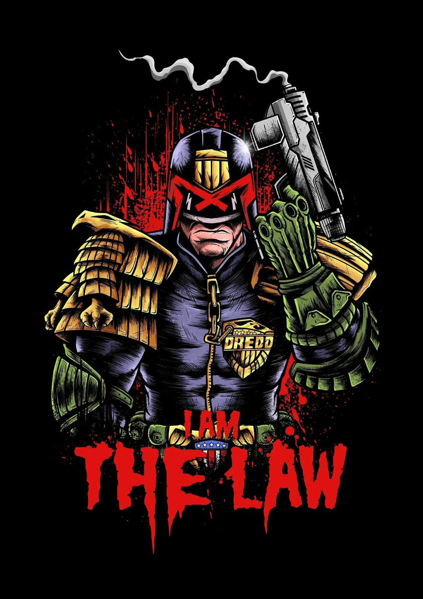 Открытка Judge Dredd
