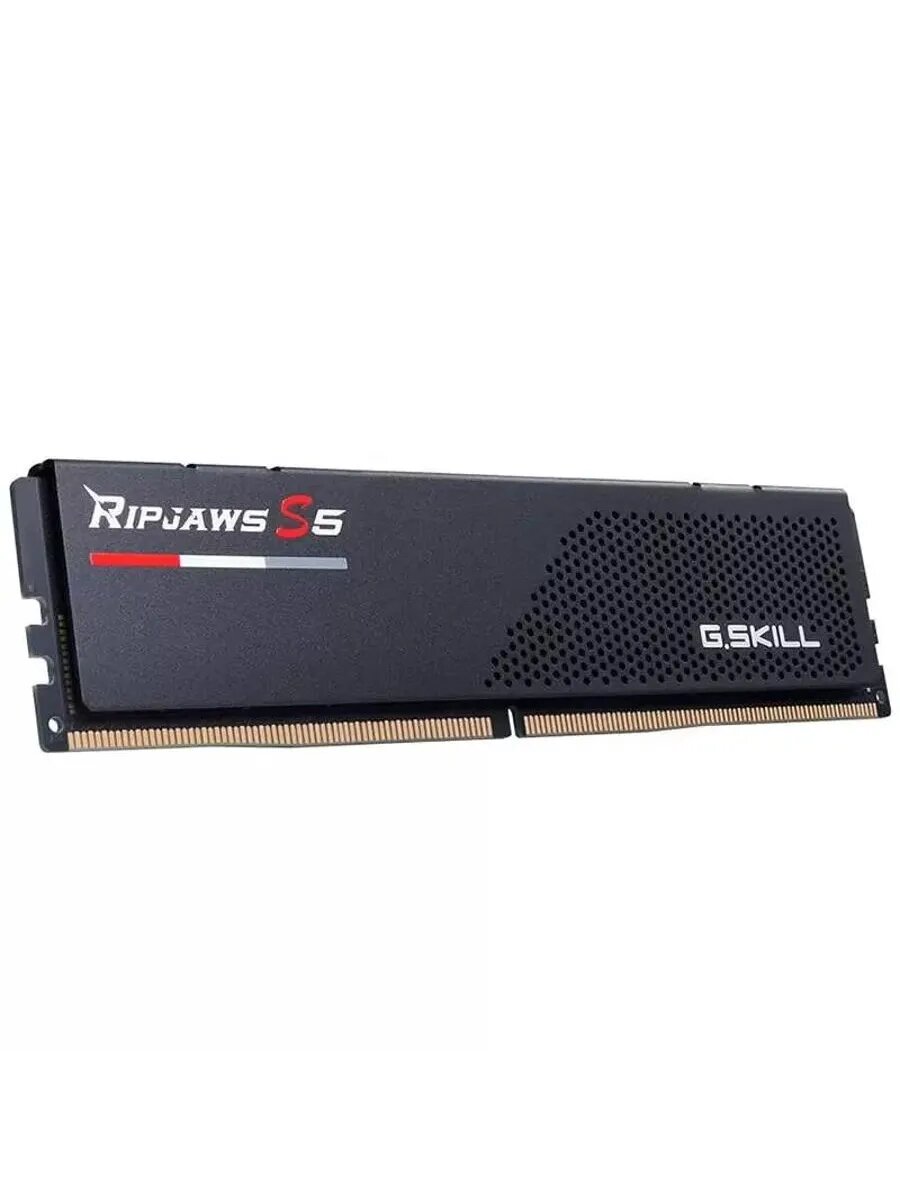 Модуль памяти DDR5 64GB (2*32GB) G.Skill RIPJAWS S5 PC5-48000 6000MHz CL30 1.4V радиатор black - фото №3