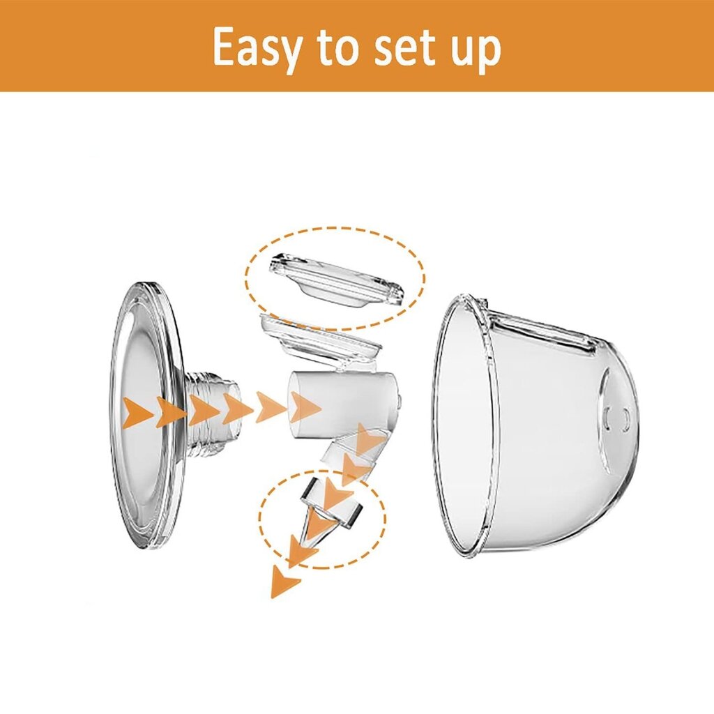 Изображение Silicone Duckbill Valves & Diaphragms set for Wearable Breast Pumps Nursing Mother Company for Efficient Breastfeeding