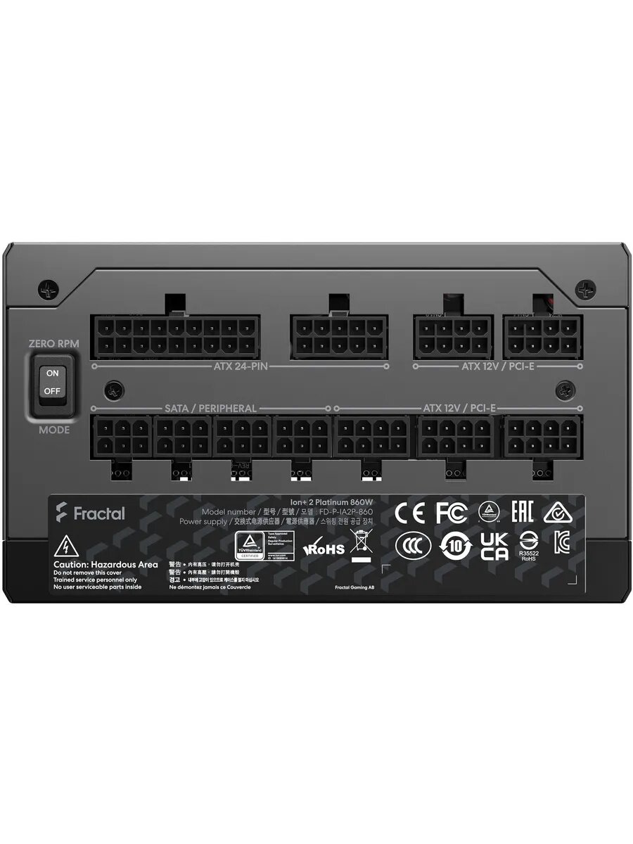 Блок питания Fractal Design ION+2 860 (fd-p-ia2p-860-eu) - фото №12