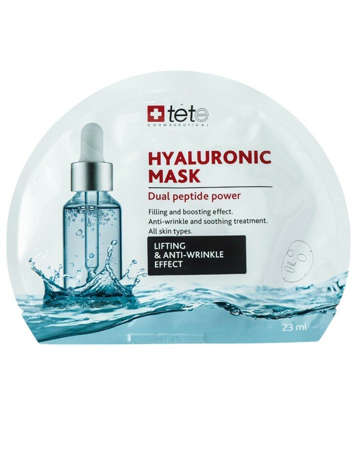 Изображение Маска гиалуроновая c лифтинг эффектом Tete Cosmeceutical 1 шт