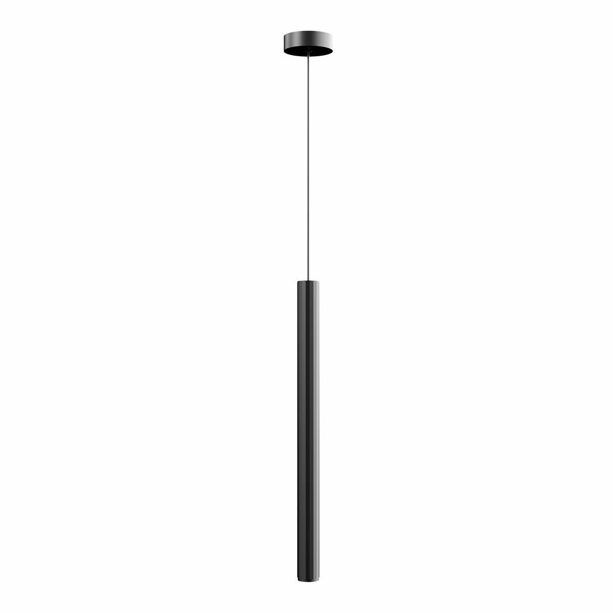 Подвесной светодиодный светильник ST Luce Lilt SL6210.403.01 цвет Черный/Черный материал Металл/Металл