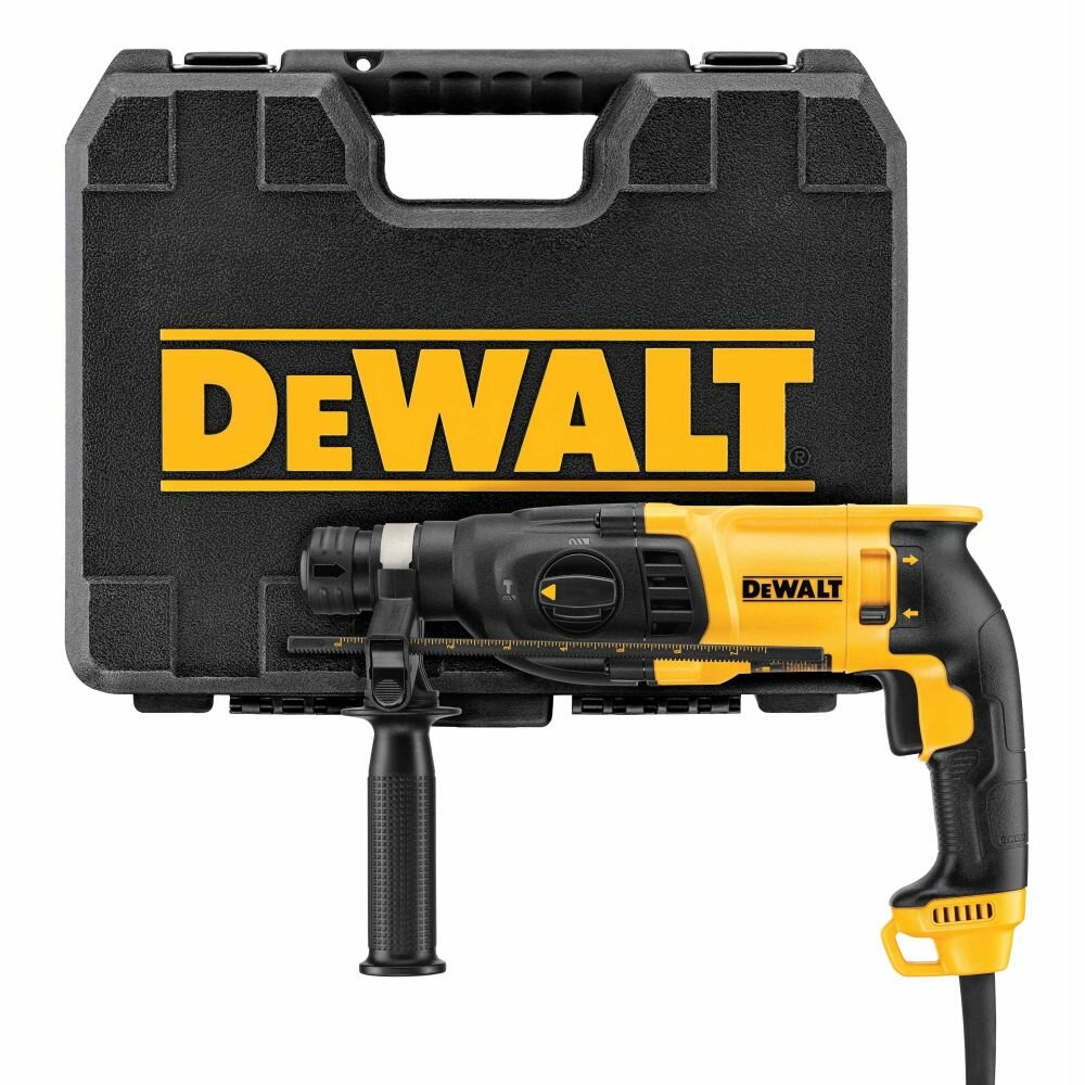 Перфоратор DeWalt D25133K-QS патрон: SDS-plus уд:2.8Дж 800Вт (кейс в комплекте)