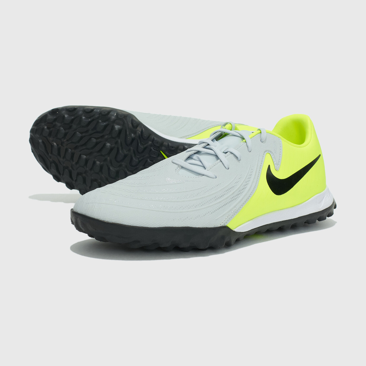 Шиповки NIKE, размер 7.5 US, желтый/серый
