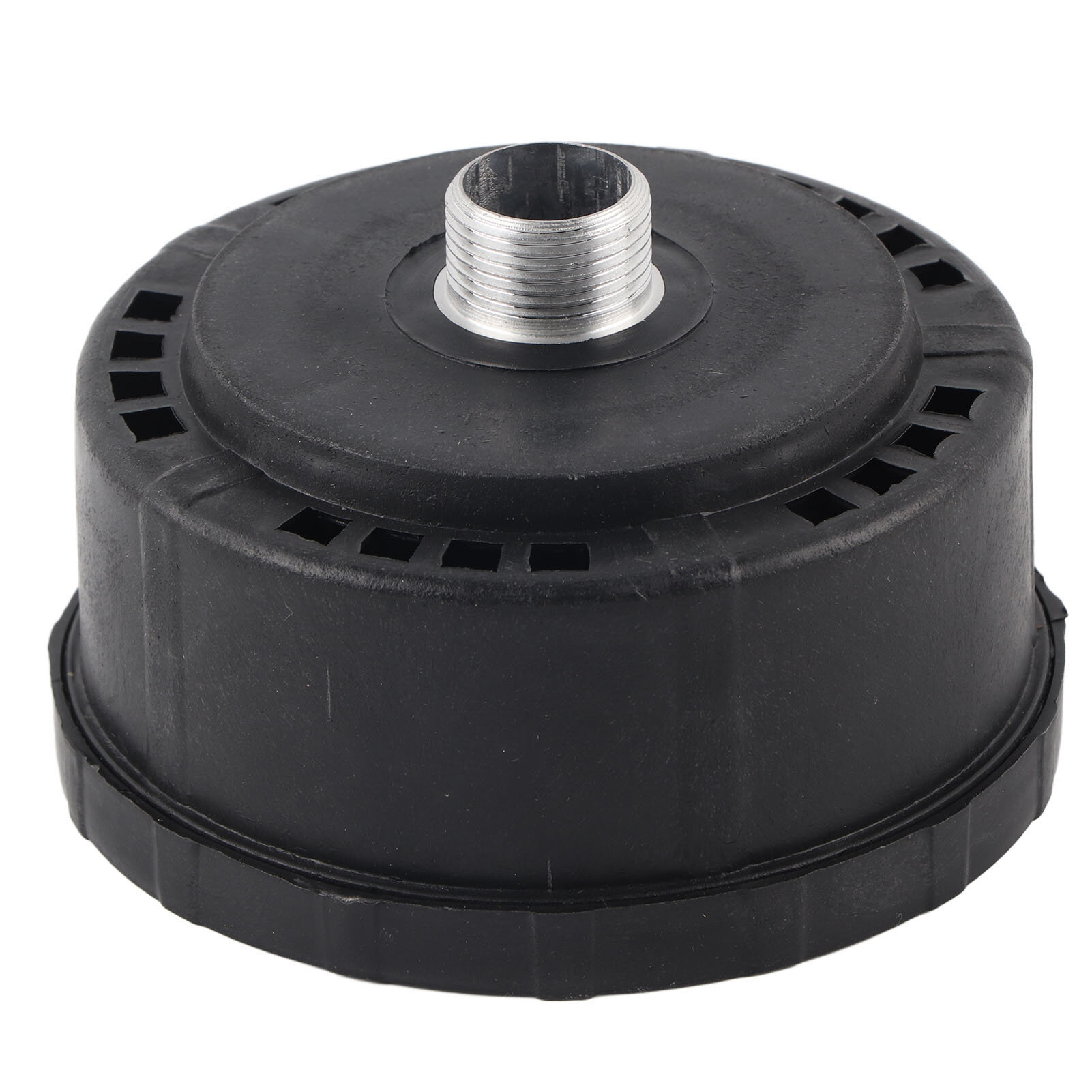 Air Compressor Silencer Plastic Shell Round Muffler3/4 25mm Filter Intake Dia 80mm