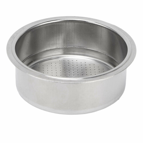 Coffee Basket Strainer, 2 Cup Machine Part Stainless Steel Accessories, Non Pressurized Strainer for Home Cafe