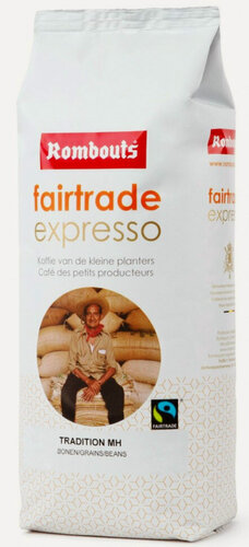 Изображение товара Rombouts Fairtrade Max Havelaar 1кг кофе в зернах (013274)