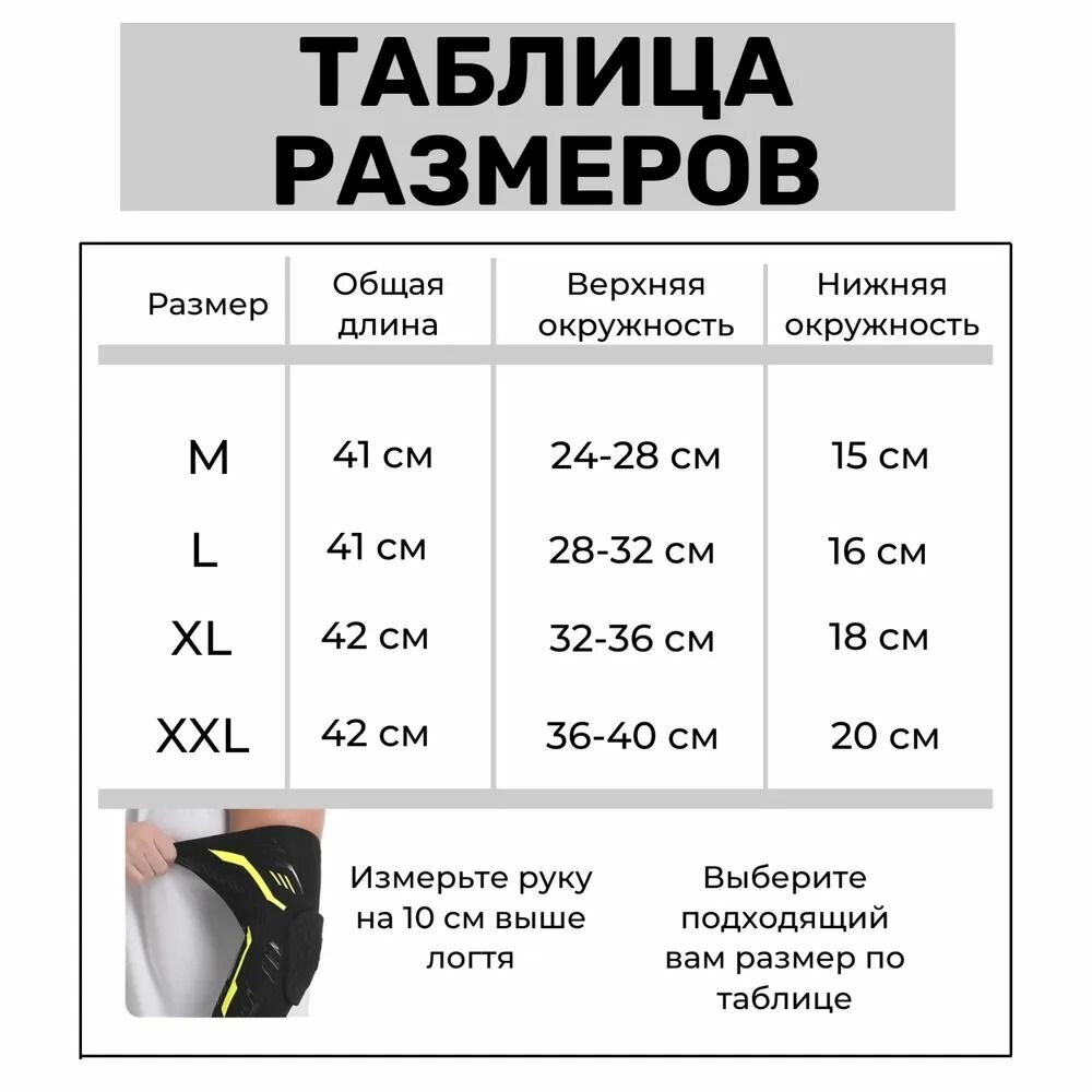 Изображение Налокотники спортивные защитные для спорта