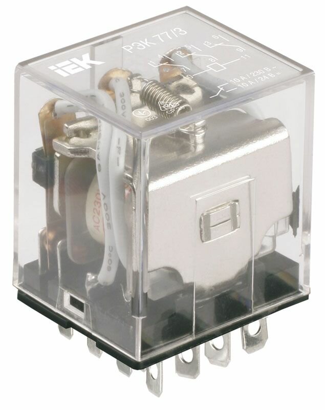 IEK ONI Реле РЭК78/4(MY4) 3А 24В DC, RRP20-4-03-024D
