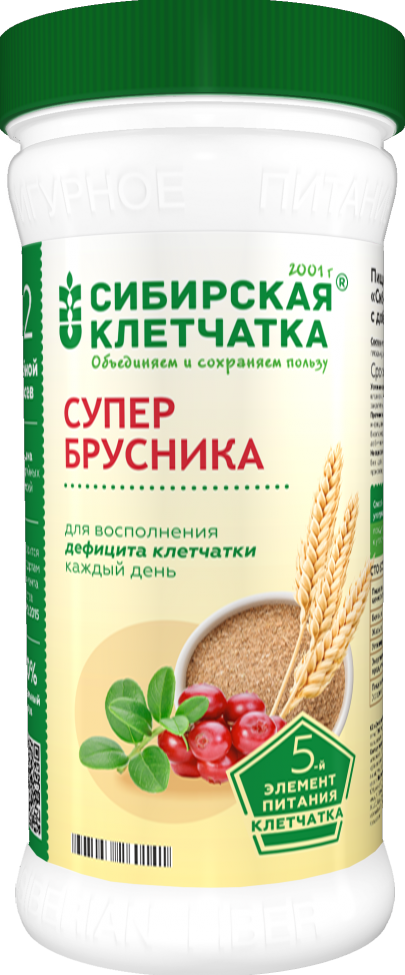 Клетчатка пшеничная Супербрусника 280 г