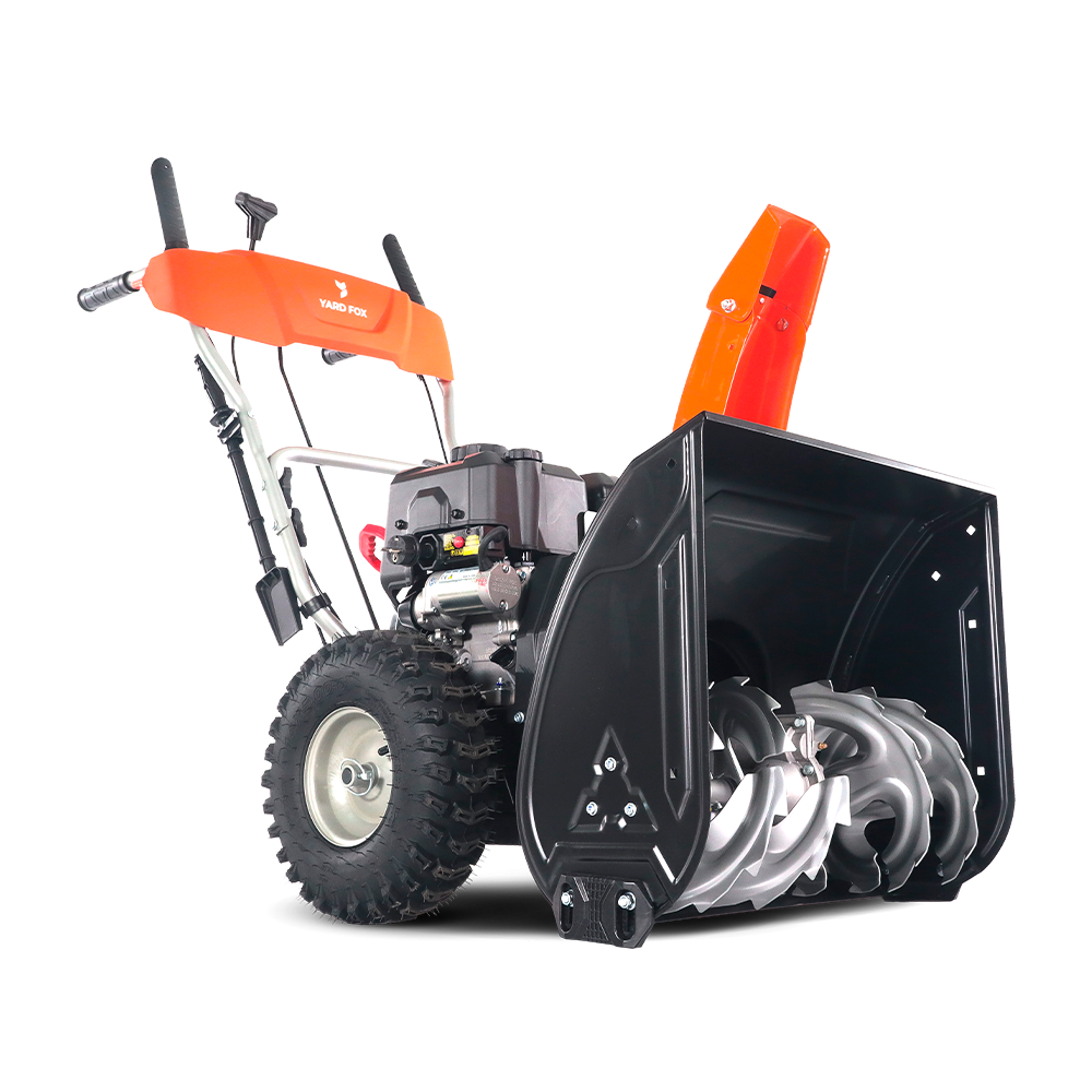 Снегоуборщик бензиновый самоходный YARD FOX 6152E BASIC с электростартером 5.5 л. с 61 см 6 вперед/2 назад подогрев рукояток