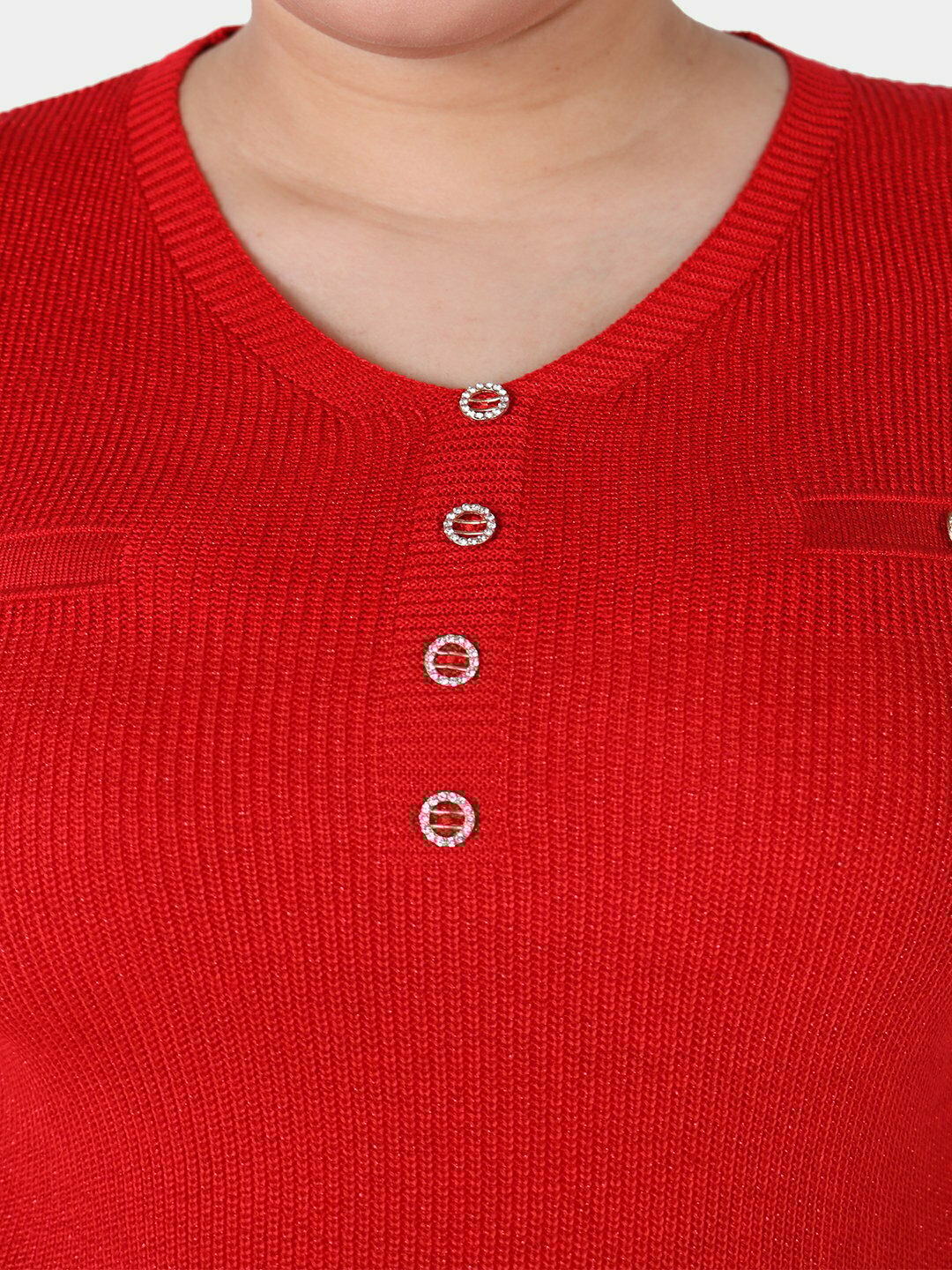 Свитер размер One Size, , красный — фото 1