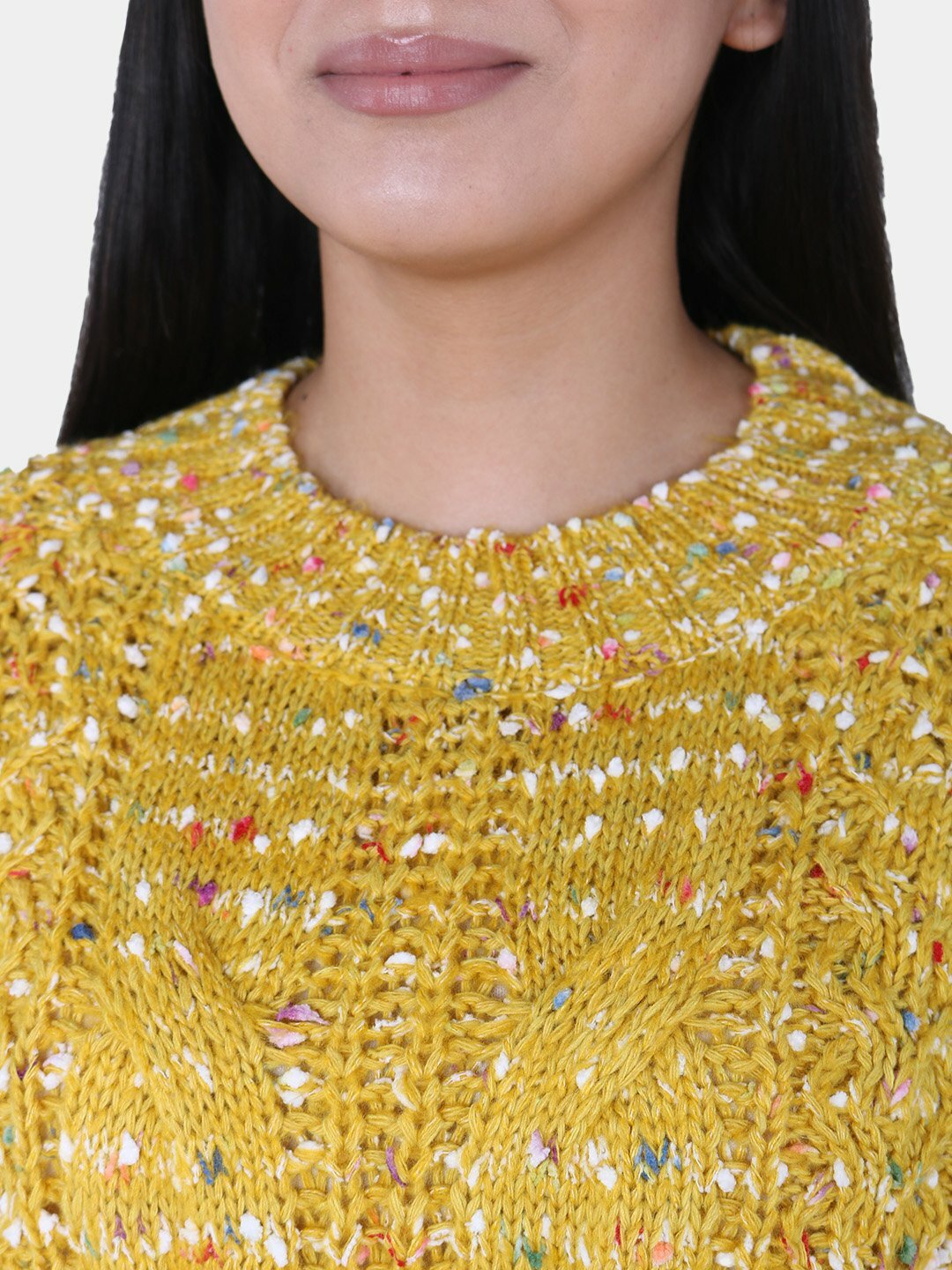 Джемпер , размер One Size, горчичный — фото 1