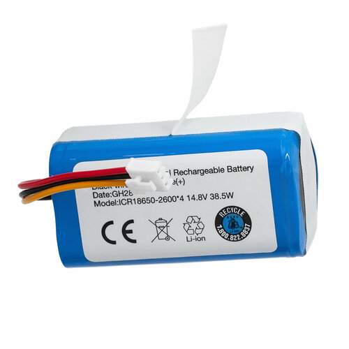 Аккумулятор для пылесоса REDMOND RV-R650S iBoto Smart C820W Aqua Kitfort KT-545 Panda X7 - 2600mAh 2508₽