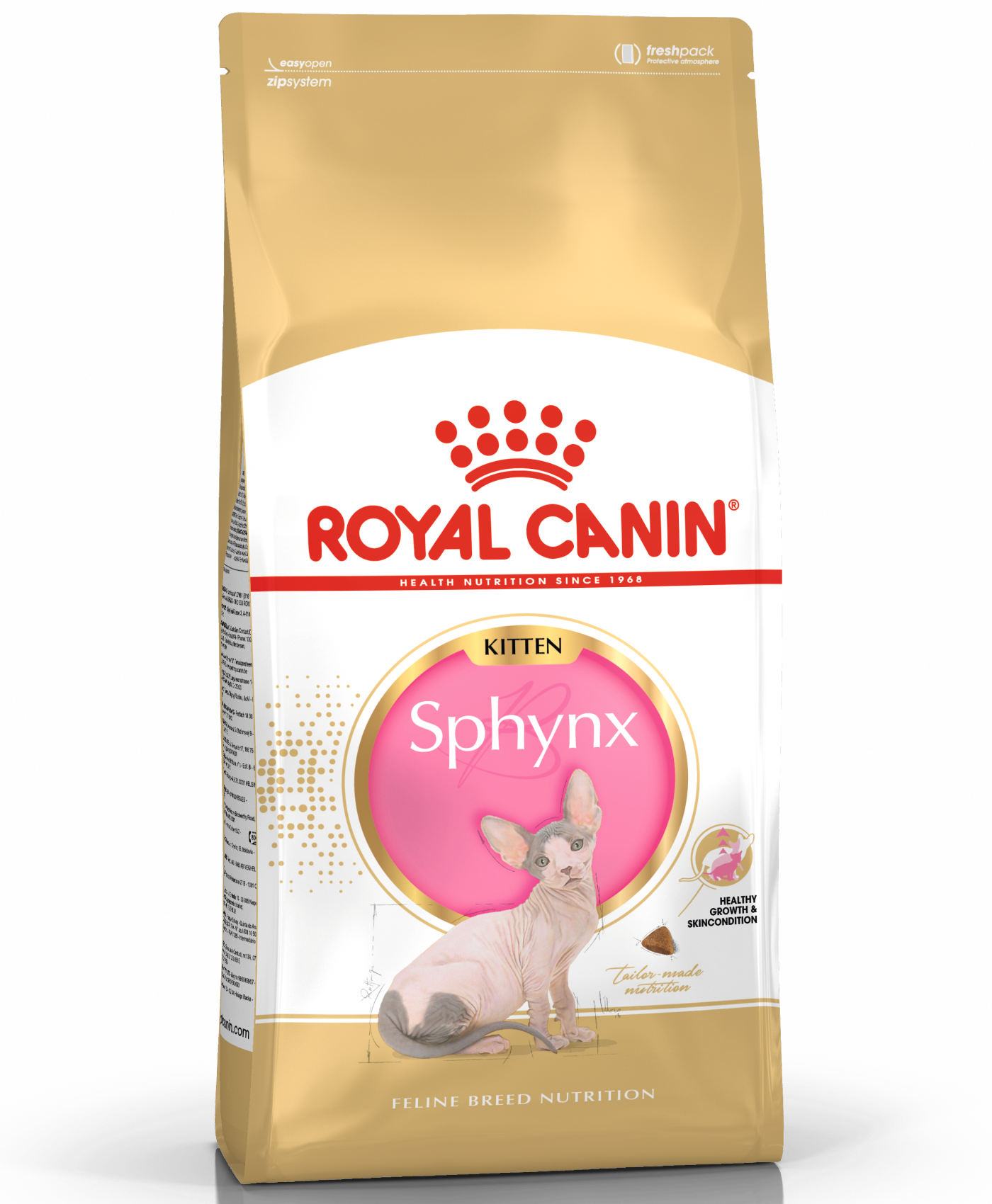 Корм сухой Royal Canin Sphynx Kitten, для котят породы сфинкс, 400 гр
