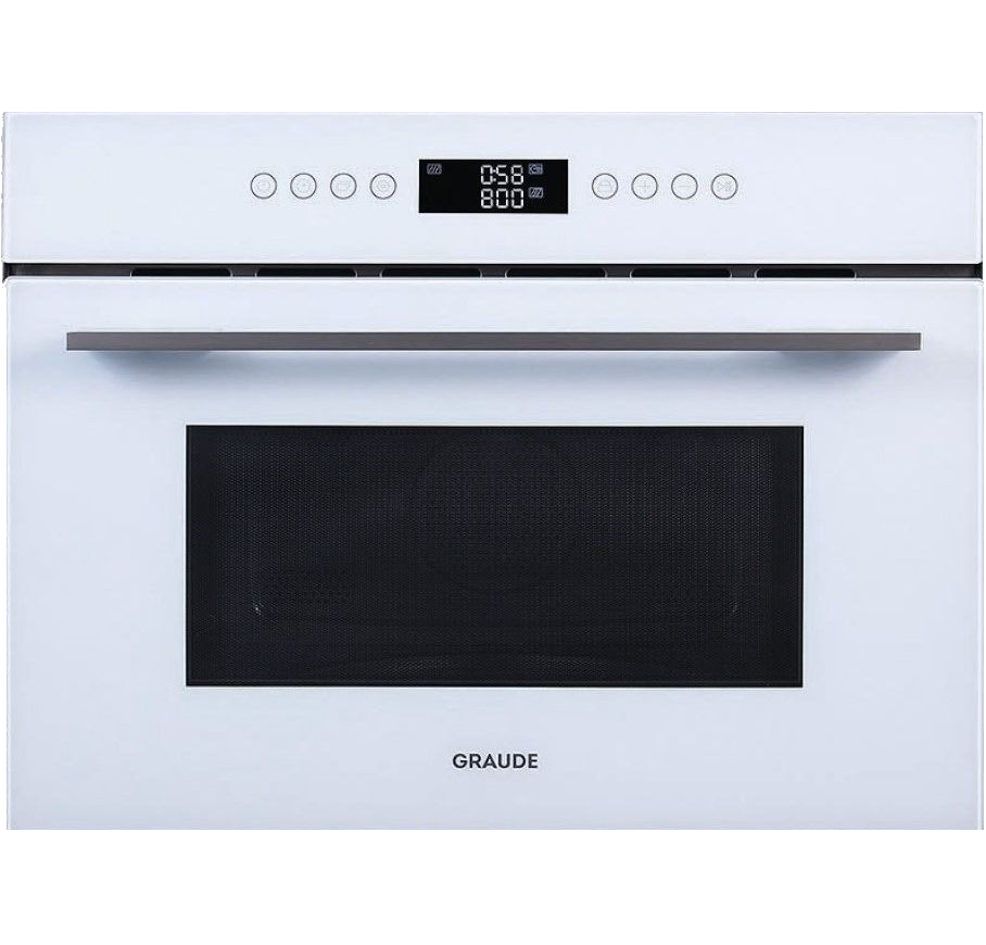 Компактный встраиваемый духовой шкаф с СВЧ и грилем GRAUDE PREMIUM BWG 45.0 W