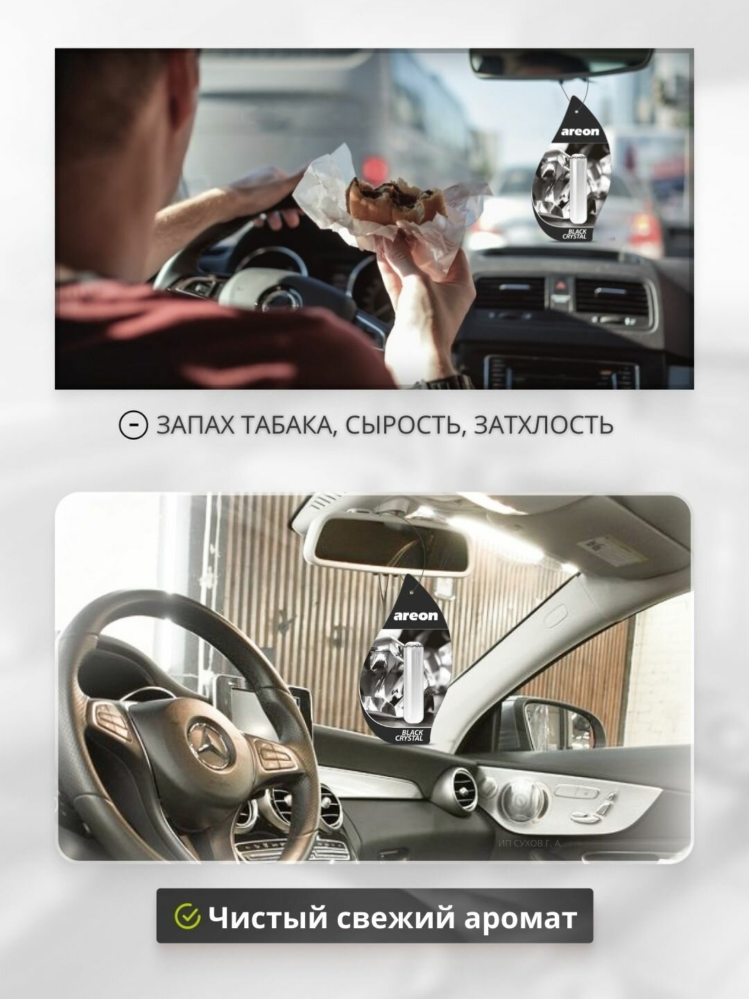 Ароматизатор Areon Mon Liquid для салона автомобиля, Buble Gum, гелевый, 5мл — фото 1