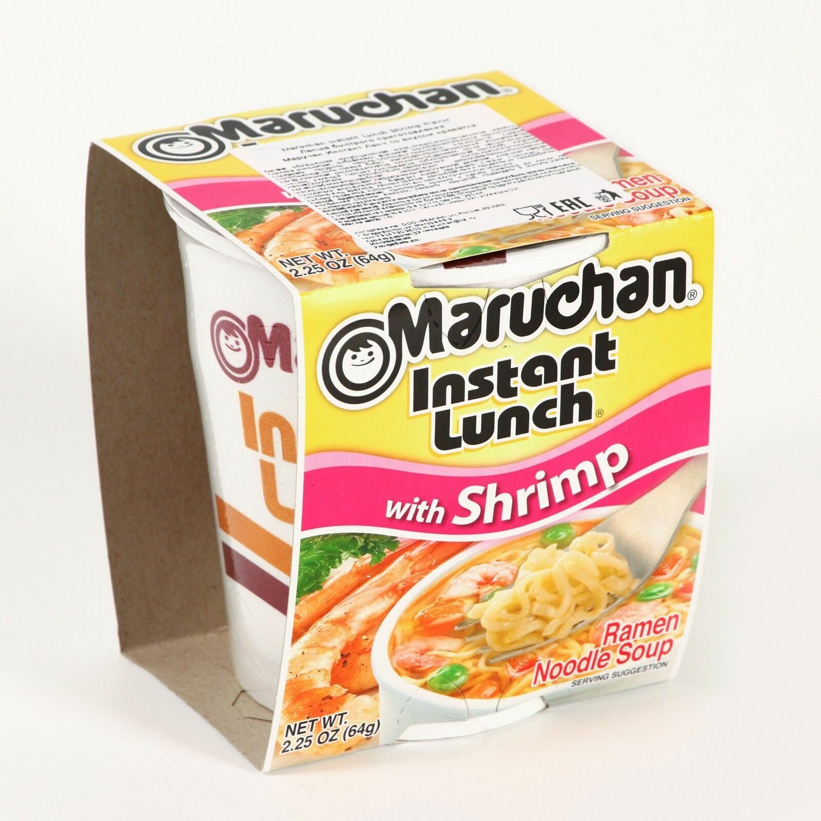 Лапша быстрого приготовления Maruchan со вкусом креветки 64 г, США