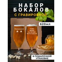 Набор пивных бокалов с гравировкой станет оригинальным подарком на различные праздники. Набор бокалов для пива идеально  ...