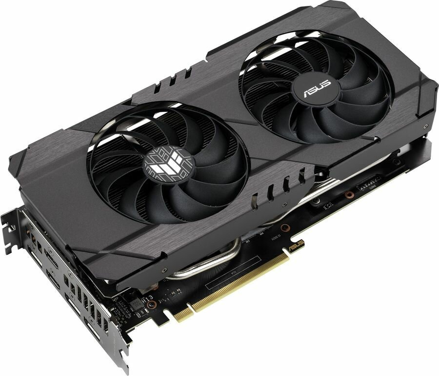 Видеокарта Asus PCI-E 4.0 TUF-RTX3050-O8G-GAMING NVIDIA GeForce RTX 3050 8192Mb 128 GDDR6 1860/14000 HDMIx2 DPx3 HDCP Ret — фото 1