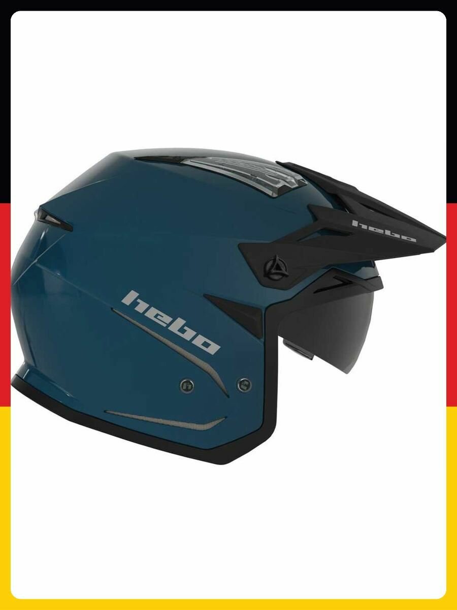 Мотошлем Открытый HEBO HC1132A-M Htr-p01