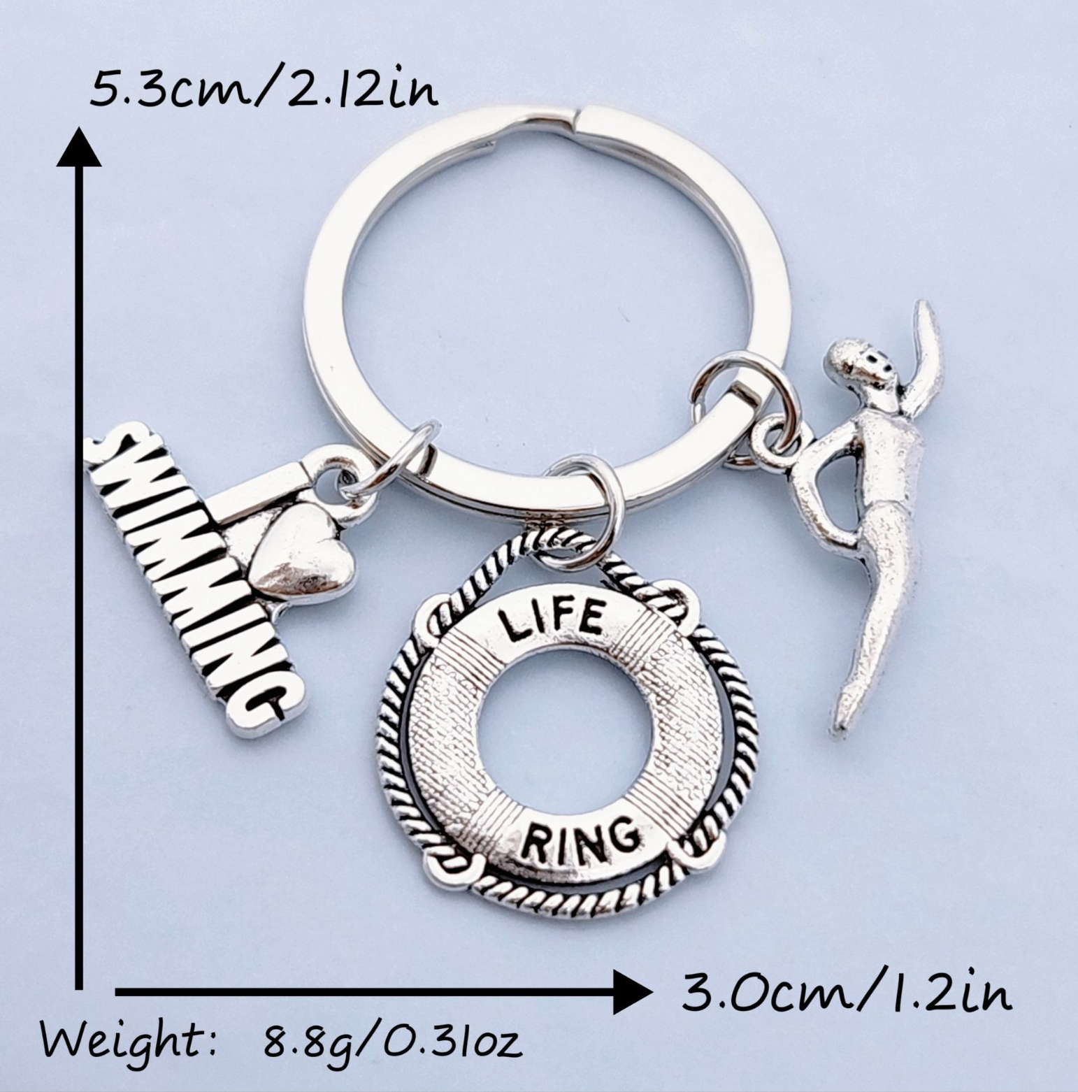 Брелок remove, серебристый — фото 1