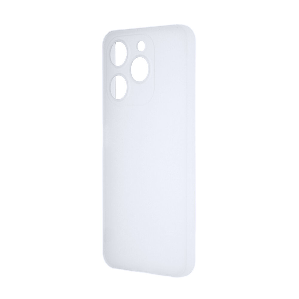 Силиконовый матовый полупрозрачный чехол для Itel A70/A50 белый
