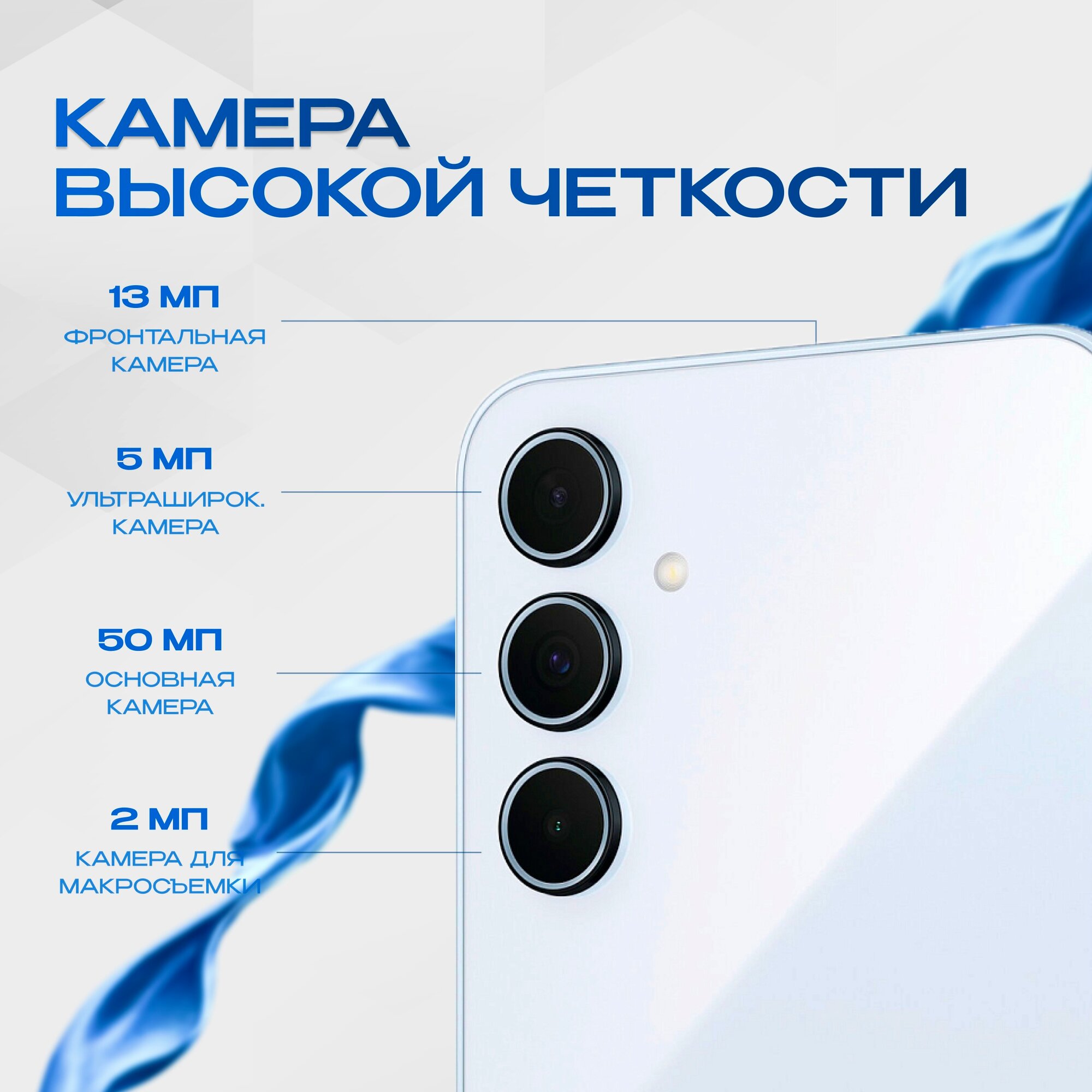 Смартфон Samsung Galaxy A16 6/128 ГБ 2 SIM 50 Мп, SUPER AMOLED — фото 1